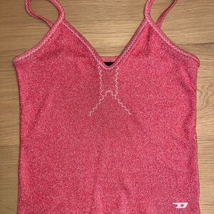 Diesel Vintage 2000s Red Sweater Camisole